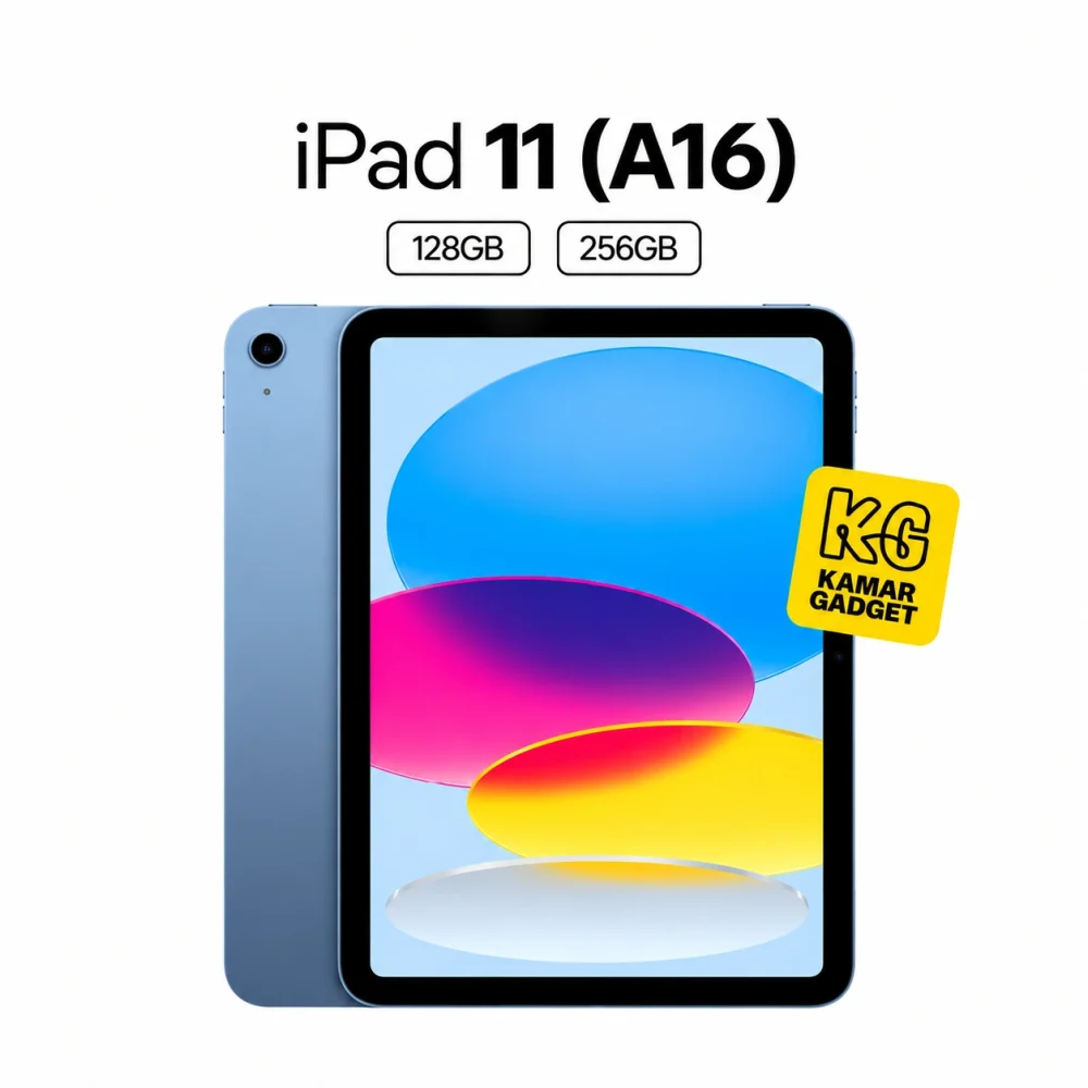iPad Gen 11 (A16) New – Garansi Resmi Apple 128-gb, blue